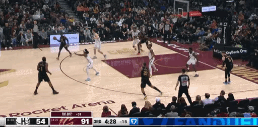 骑士当家球星米切尔真是彻底被哈登打服了！在今天骑士主场对阵篮网的比赛中，当时比赛