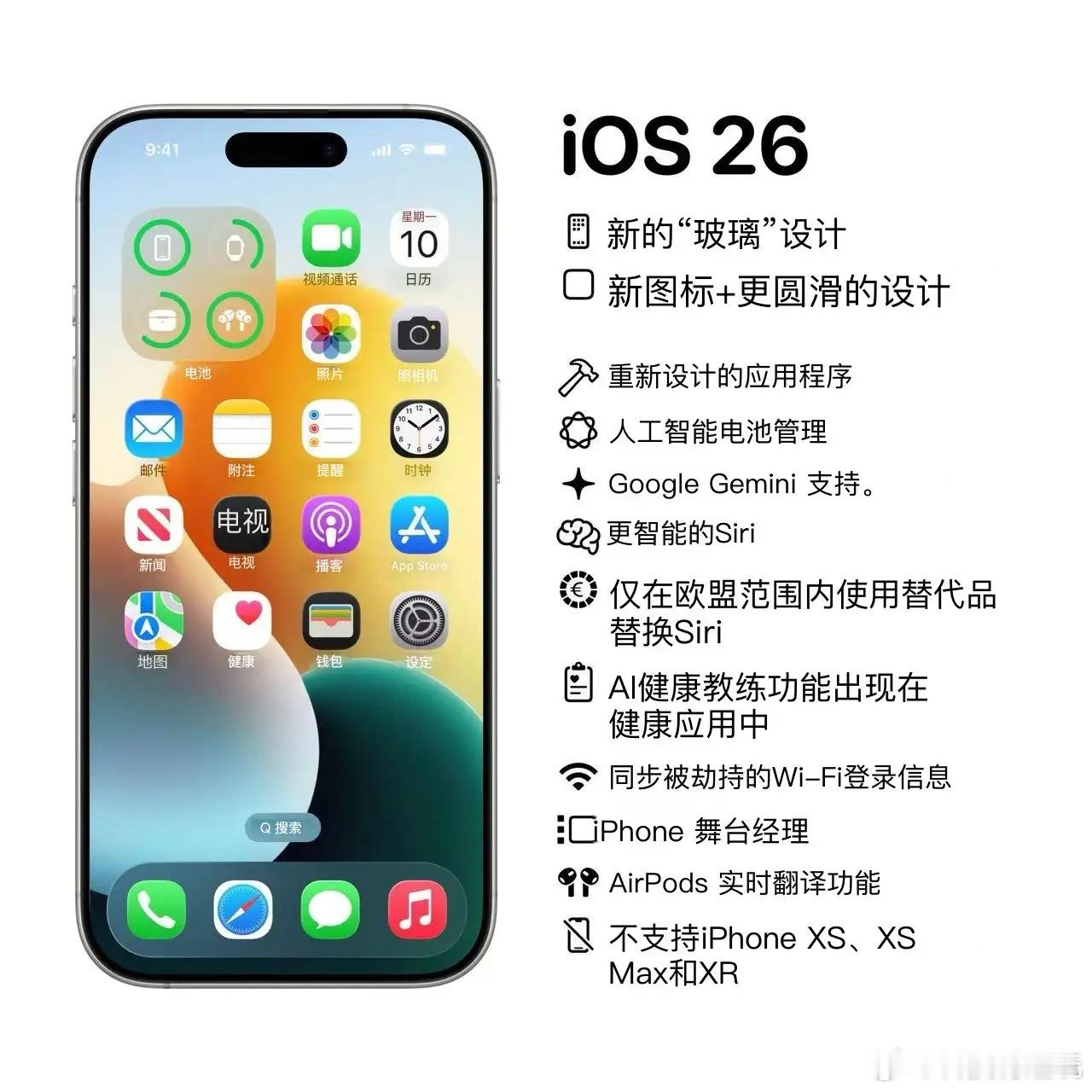 iOS26设计渲染图曝光汇总~1.全新