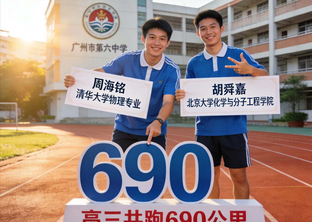 广州六中这对同桌最近直接火出了圈！两人高考双双考出690分，一个进北大化学学院，