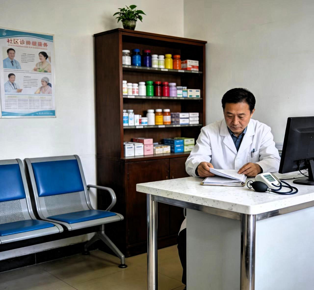 今天去小诊所，小诊所的医生告诉我一个惊人的消息，我还没意识到。村里小诊所，现