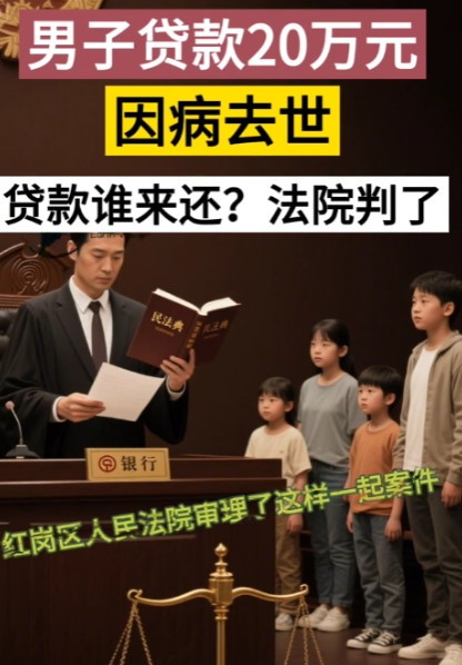 “催收失败？”黑龙江男子生前贷款20万，还了9期后男子因病去世，其名下遗产由家人