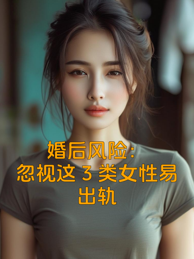 婚后风险：忽视这3类女性易出轨