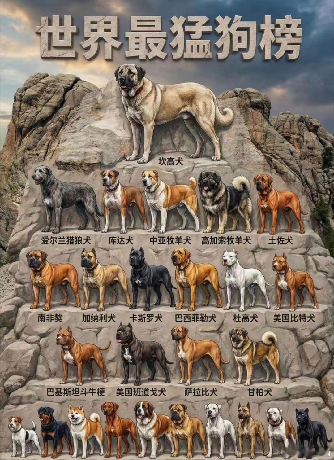 世界最猛狗榜，看看你认识几个？