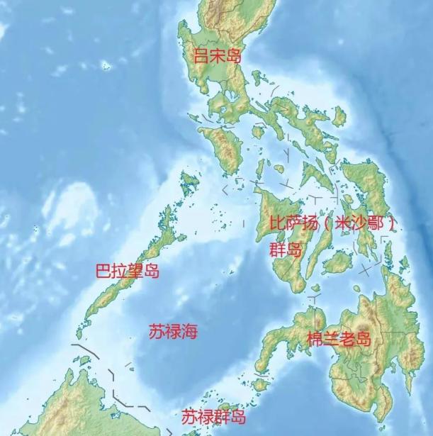 苏禄海大部分区域归菲律宾所有！面积近35万平方公里的海洋，为什么划线基本上都