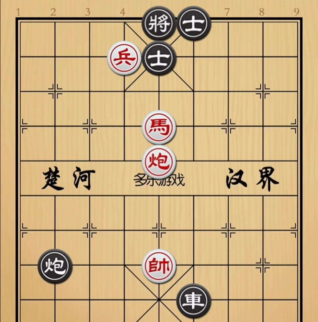象棋：不要小看任何一位没准吃亏上当就在他身上如图红先手！黑方車砲，他虽然没