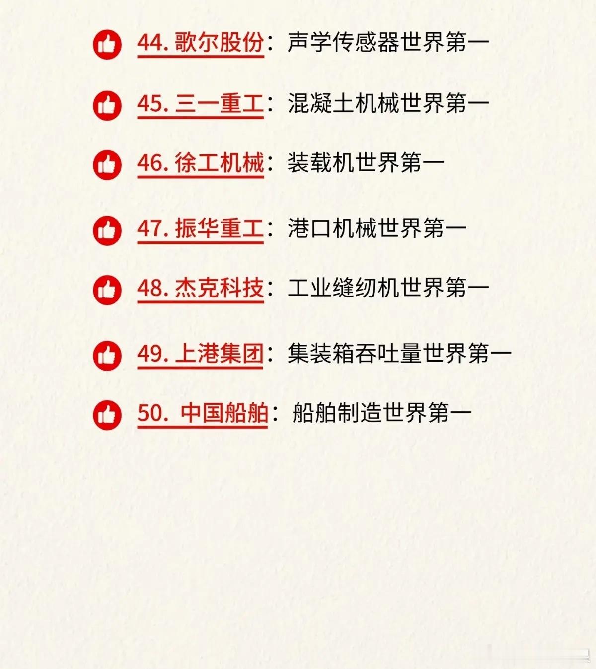 50个细分领域拿下全球第一！国产制造业的底气藏在这里​​​