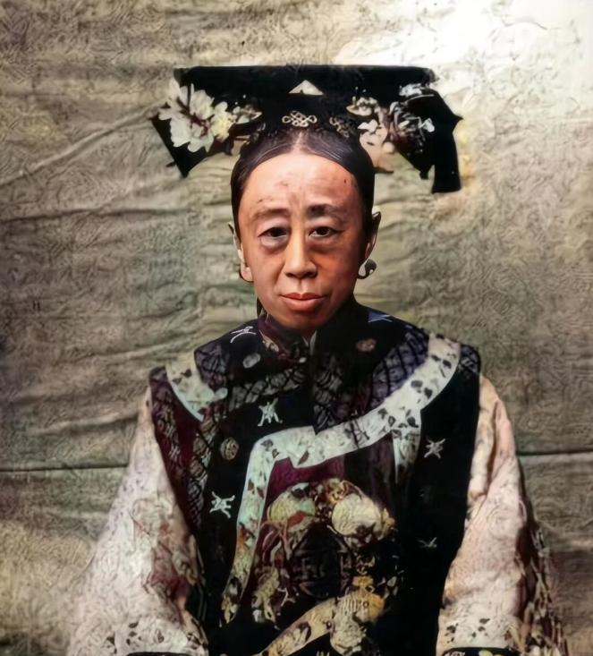 1885年，50岁的慈禧正在试穿新衣服，忽然听见身后有人说道：“一个老寡妇，妖里