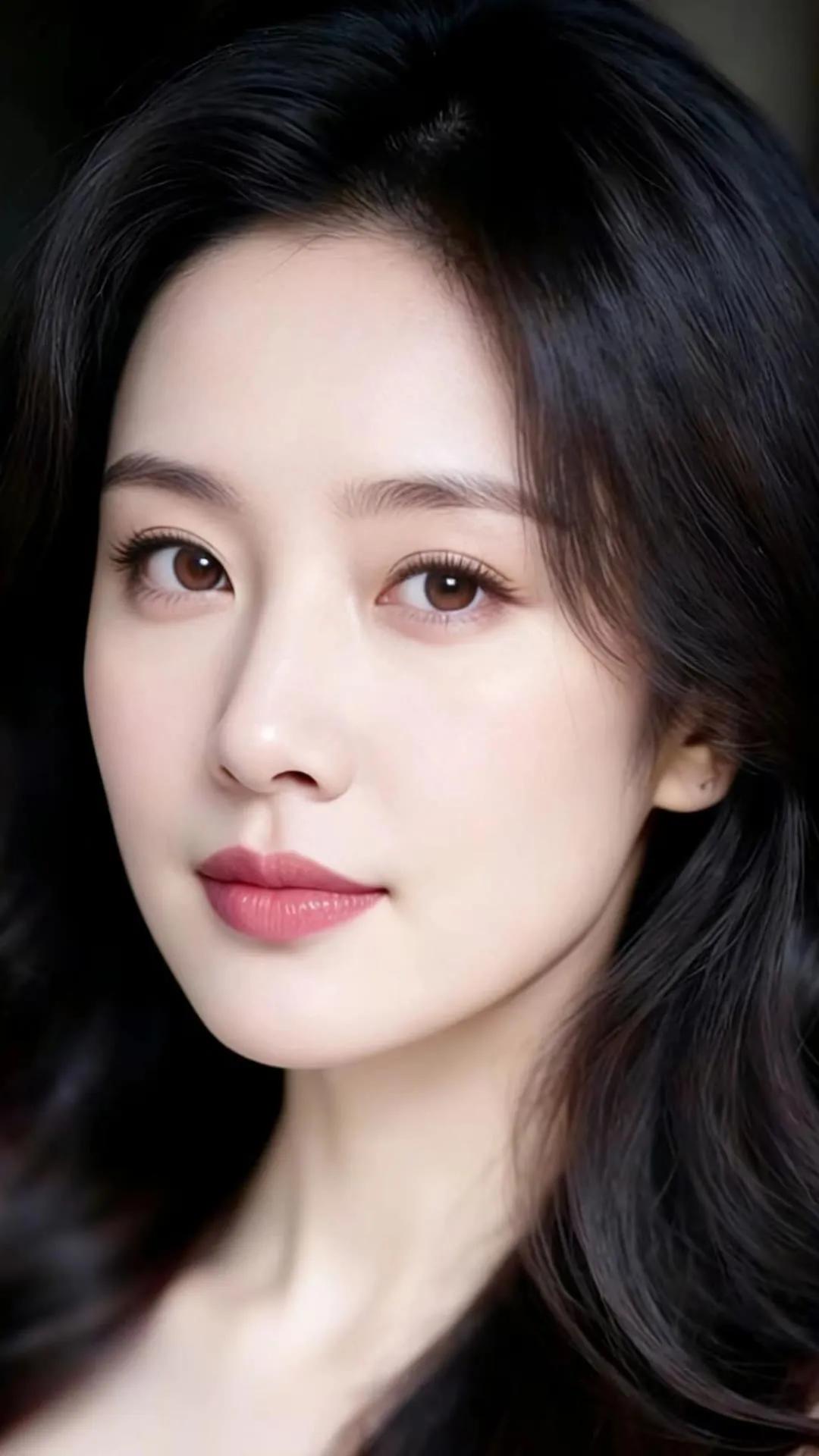 温柔甜美的少女，笑靥如花，岁月静好。