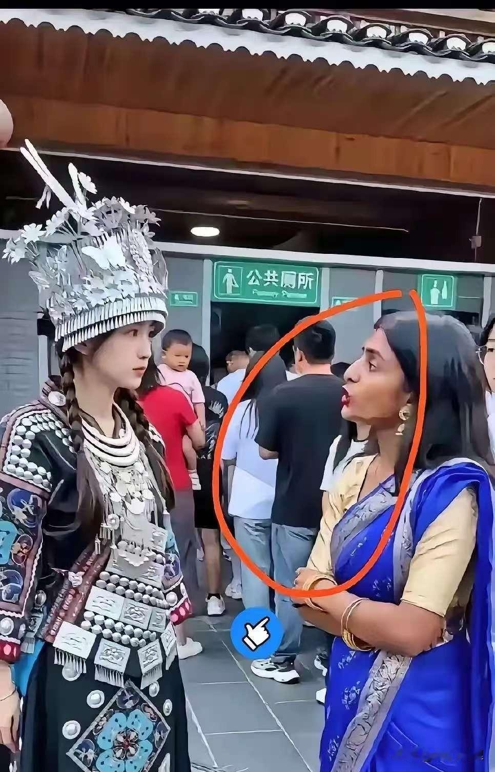 见过插队的，没见过这么硬气的，贵州景区这一幕，看得我血压直接拉满！真