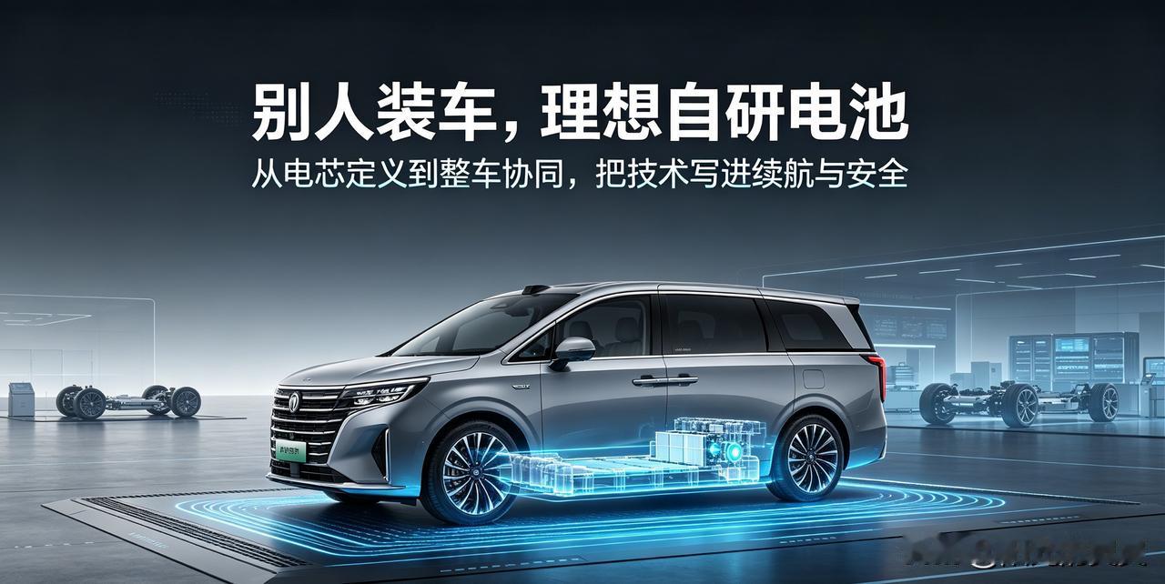 别人买电池拿来装车，理想为什么非要啃下自研电池这块硬骨头？很多人疑惑，市面上现