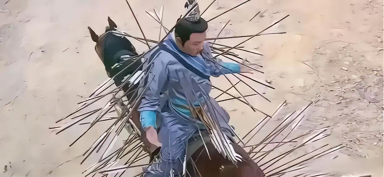 这电视也拍的太假了吧！身上都射满箭了，脸上都干干净净发型都没有乱，真的太厉害了