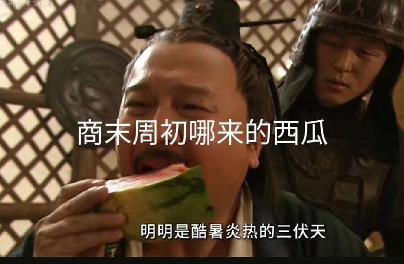 一块西瓜就暴露了编剧和导演的历史知识缺乏。涉及到历史方面题材电