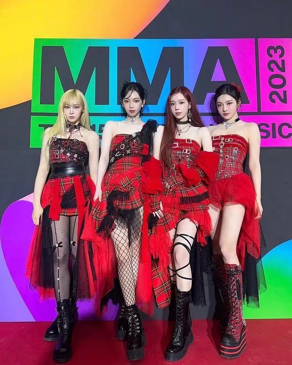 aespa连续三年MMA造型对比23年的造型师被SM优化了吗？柳智敏/