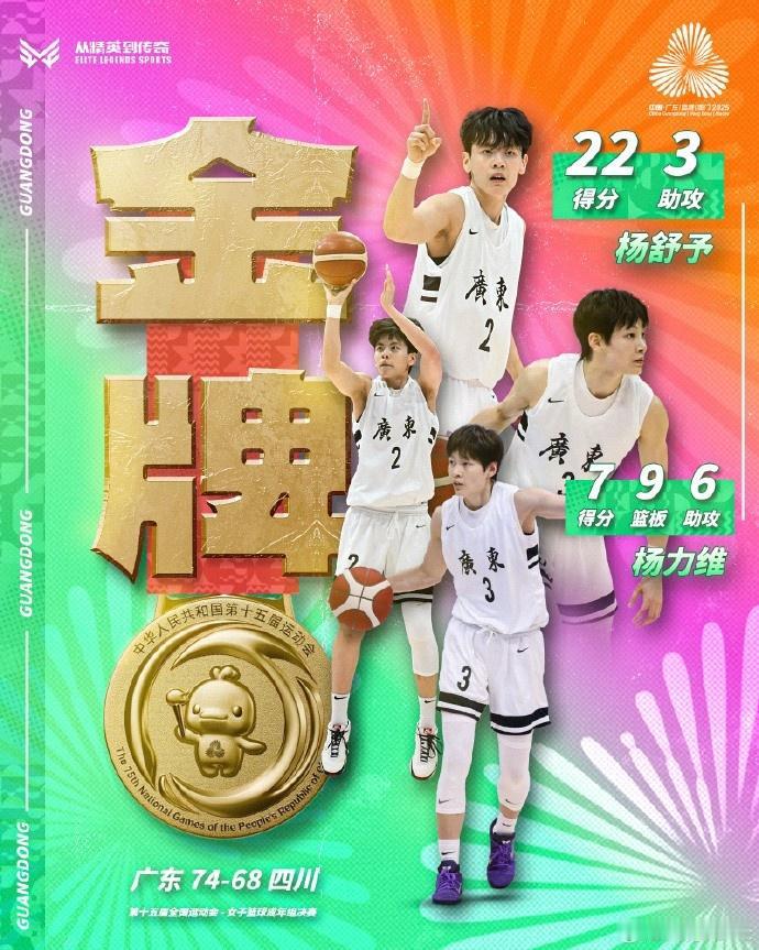 杨力维迪拉娜夺冠后亮心声，广东队为夺冠倾其所有，东道主的决心让人叹服新疆姑