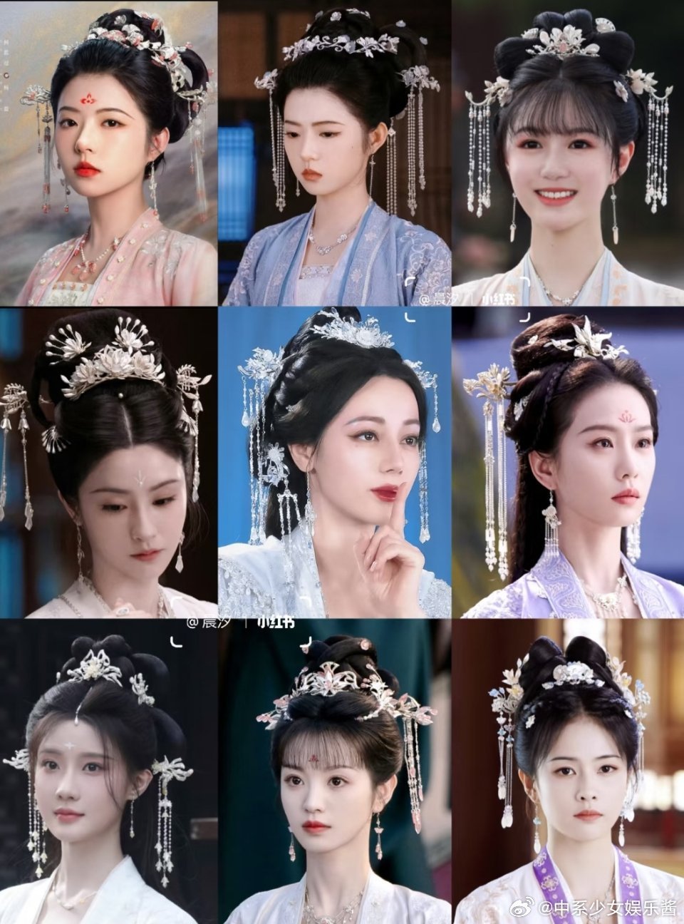 古装剧什么时候能脱离银色流苏双步摇造型