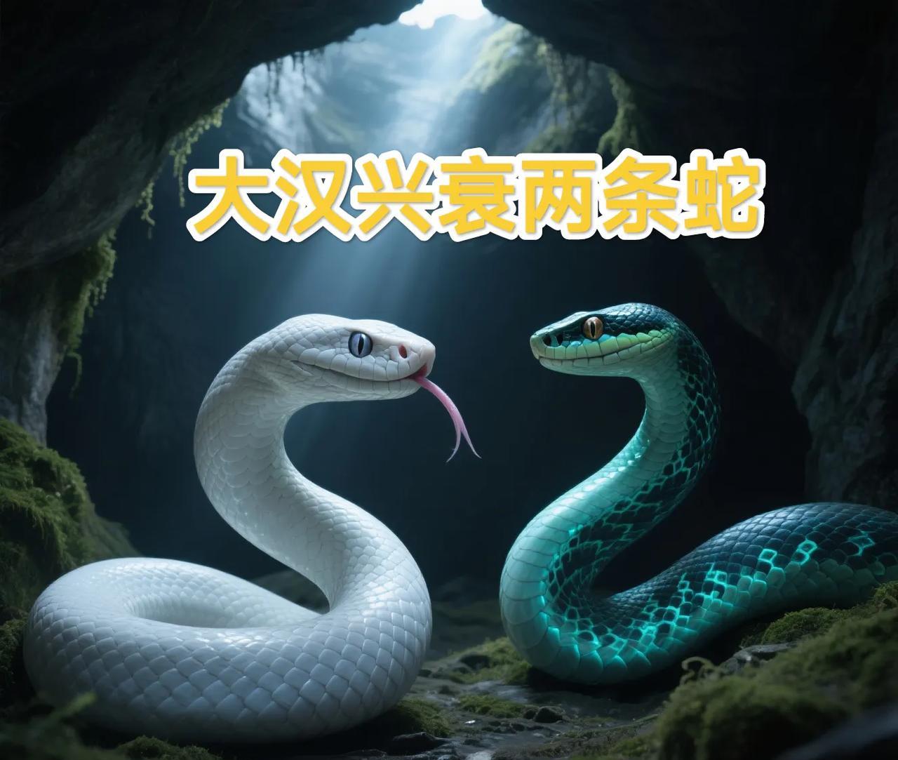 颠覆认知！看了《三国演义》才知道，原来汉朝兴也因为蛇，亡也因为蛇，一条是白蛇，一