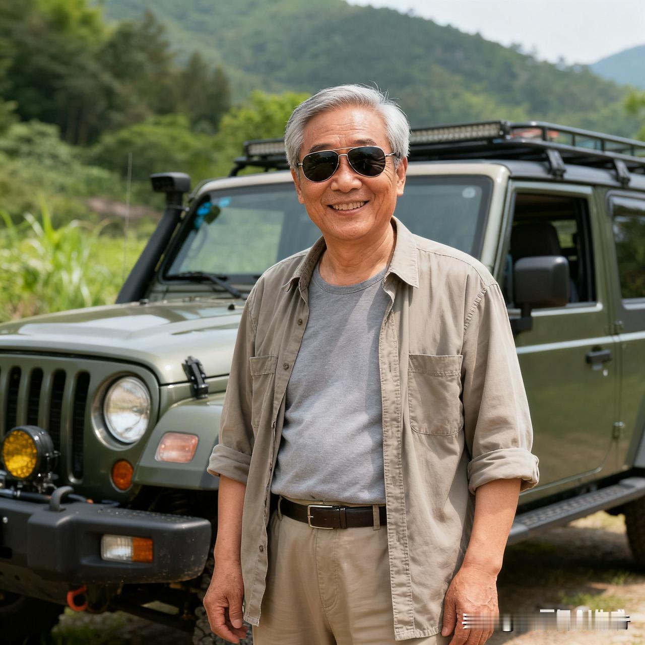 退休老人挺适合自驾游的。以前上班时，得跟早高峰死磕，天不亮就爬起来，稍微晚点就怕