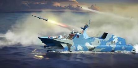 中国22型导弹快艇改进型卫星图曝光，拆除原8枚鹰击-83反舰导弹发射装置，开启功