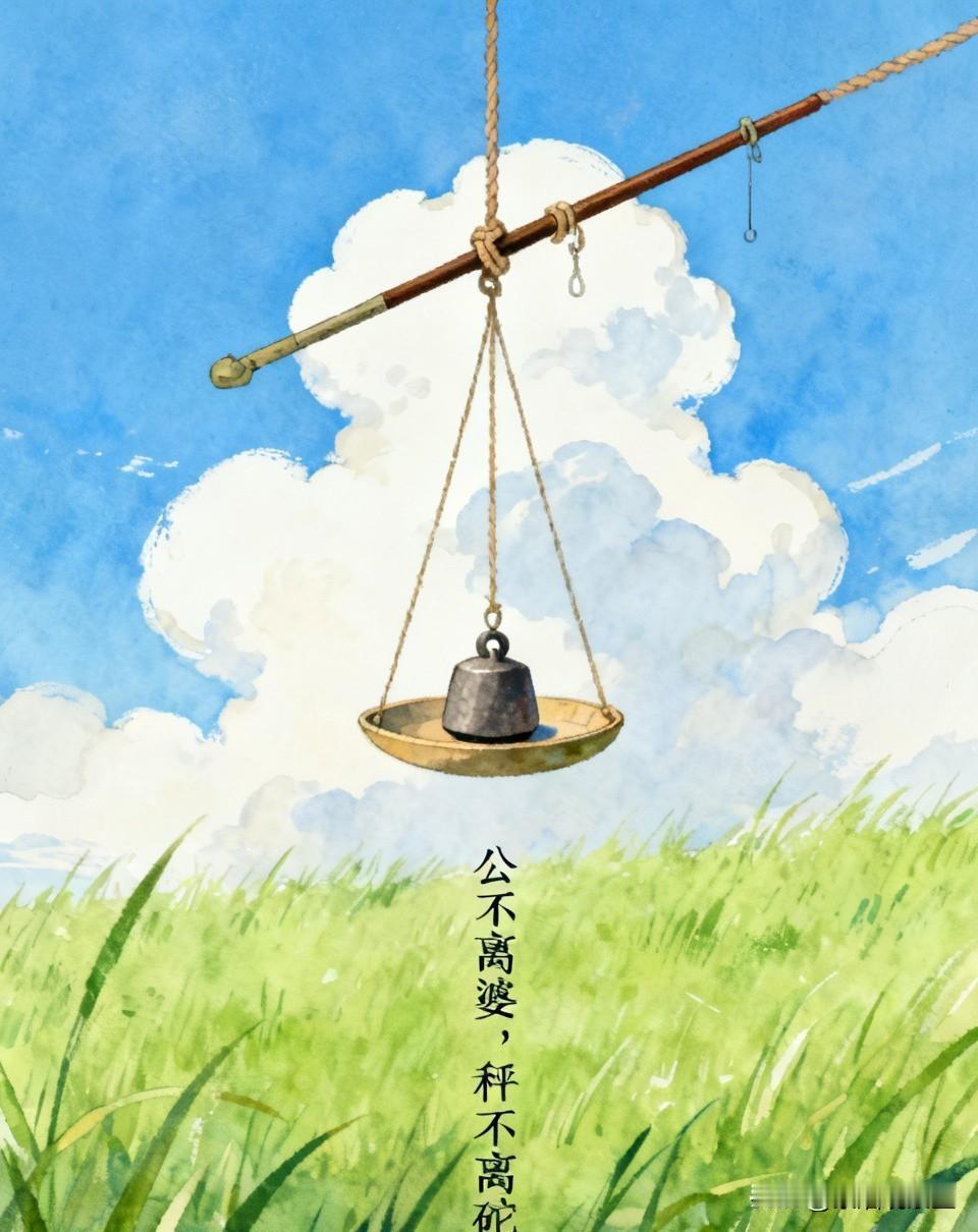 公不离婆，秤不离砣，这老话说透了婚姻的真谛老辈人常说“公不离婆，秤不离砣”