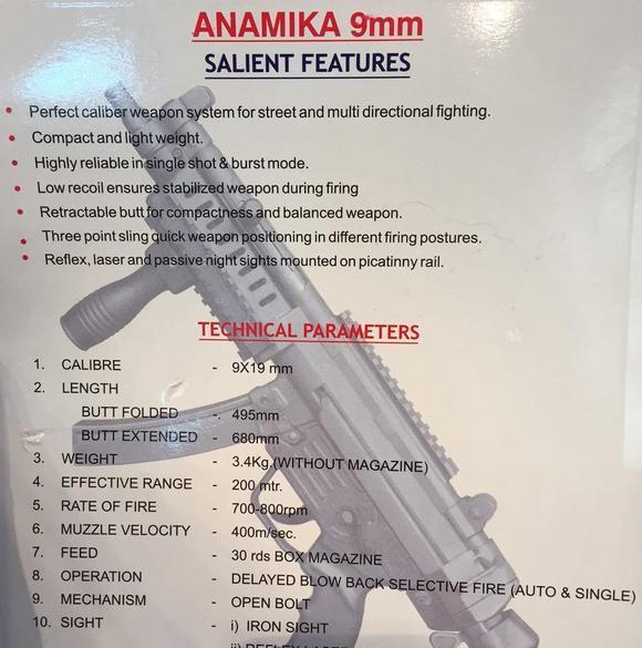印度复制的,P5冲锋枪印度ofb产品，印度名叫anamika.啥东西一到印度人