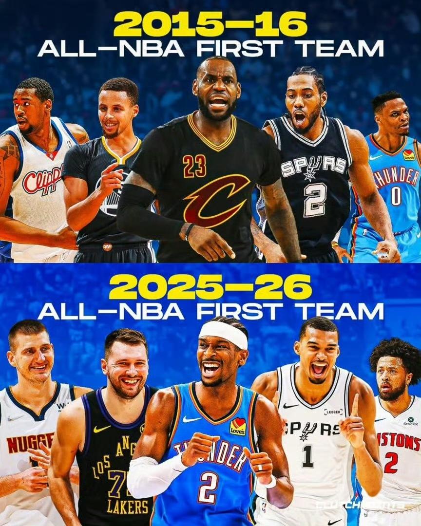 2015-16赛季的最佳一阵和2026年的最佳一阵，哪一年更强？[思考]201