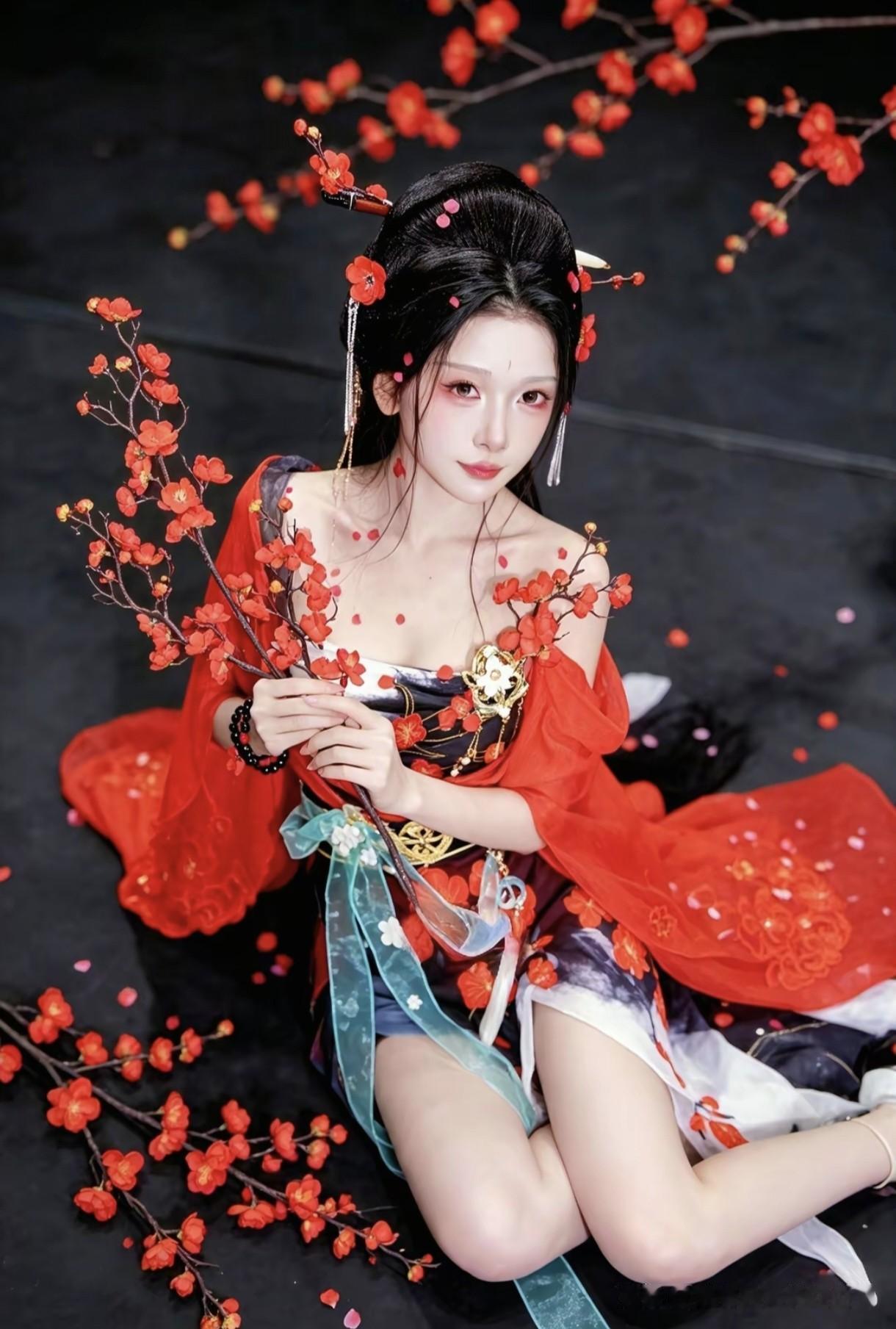 少女古风拍照国风汉服拍照汉服自拍秀汉服游园照古风人像拍照