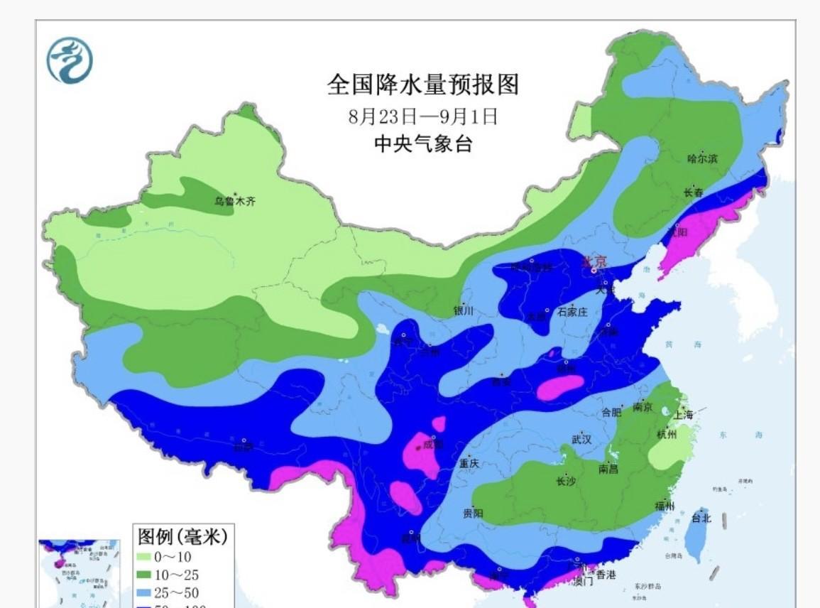【中期天气预报】最新报观察未来十天，影响我国暖高压系统实力偏强。冷空气对北方影