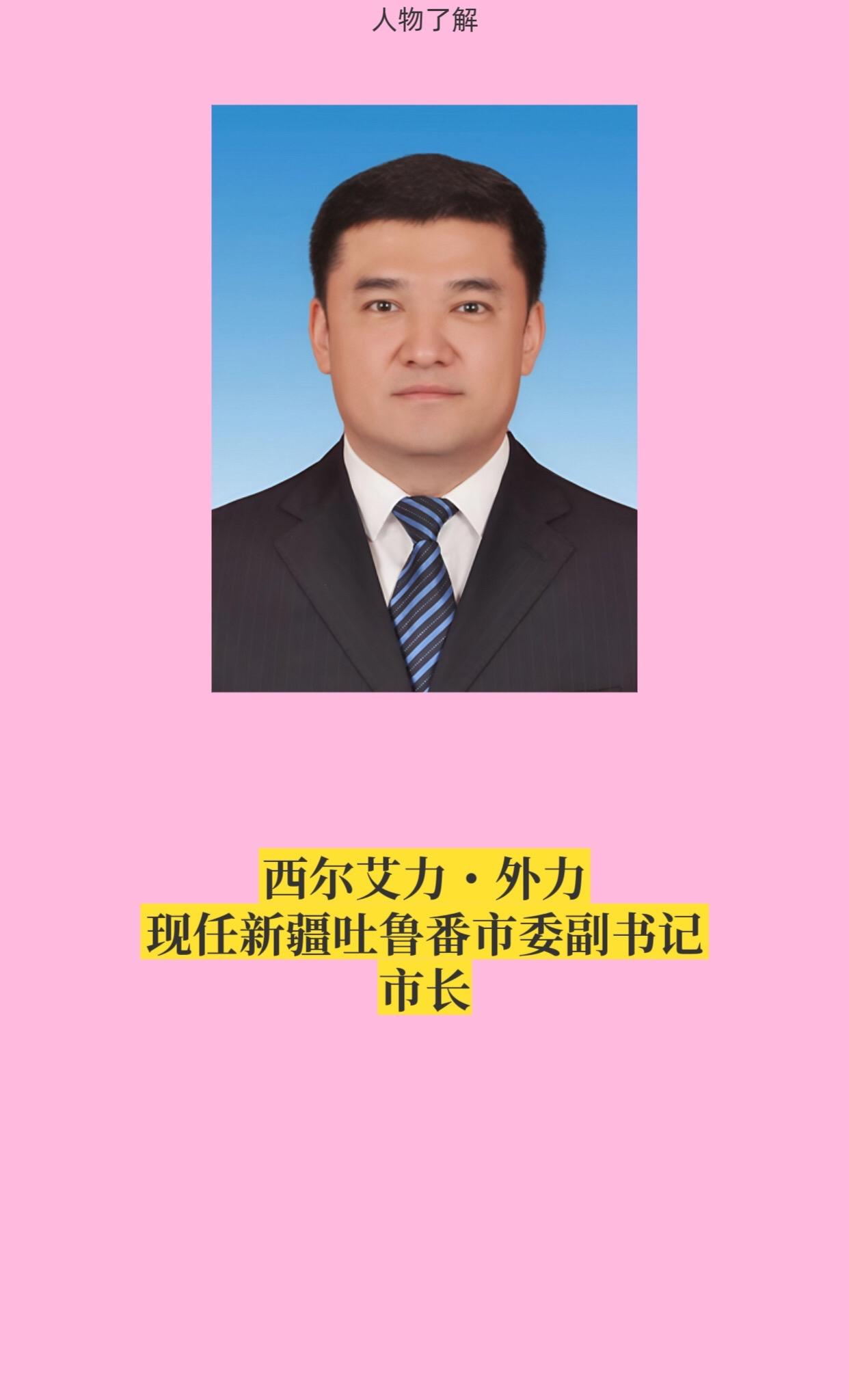 新疆吐鲁番领导。