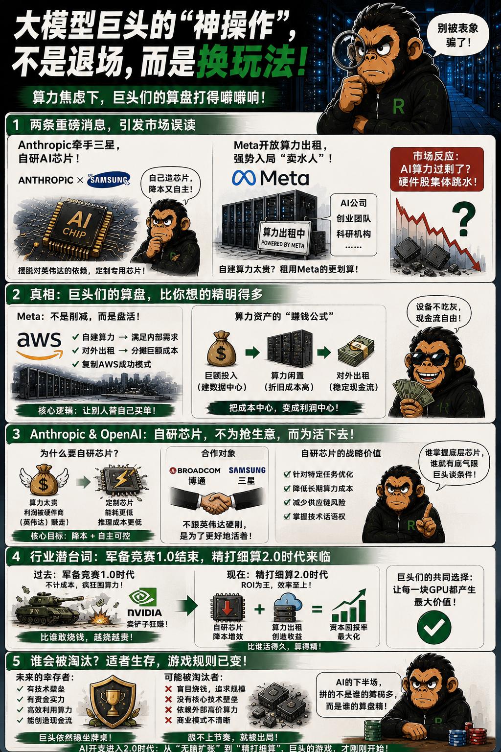 AI无脑烧钱要结束了吗？最近大模型巨头们的动作，连起来看特别有意思。一边是做