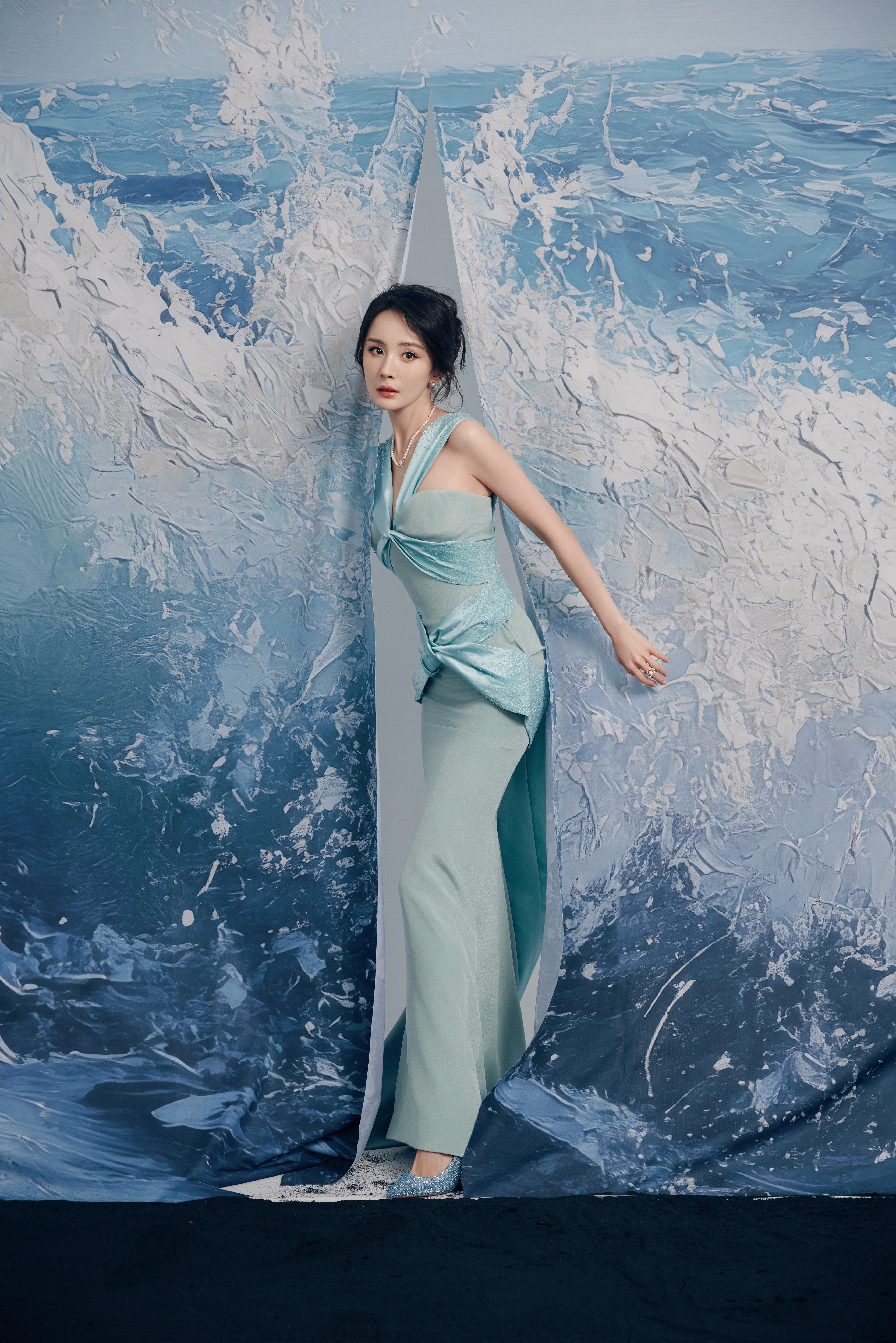 杨幂inAlexisMabilleFall2016Couture海浪