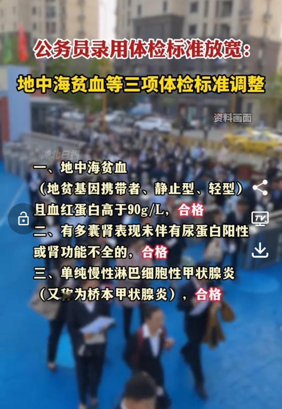 公务员体检标准放宽，这可是个实实在在的好消息，主要对几类人特别友好。以前像一