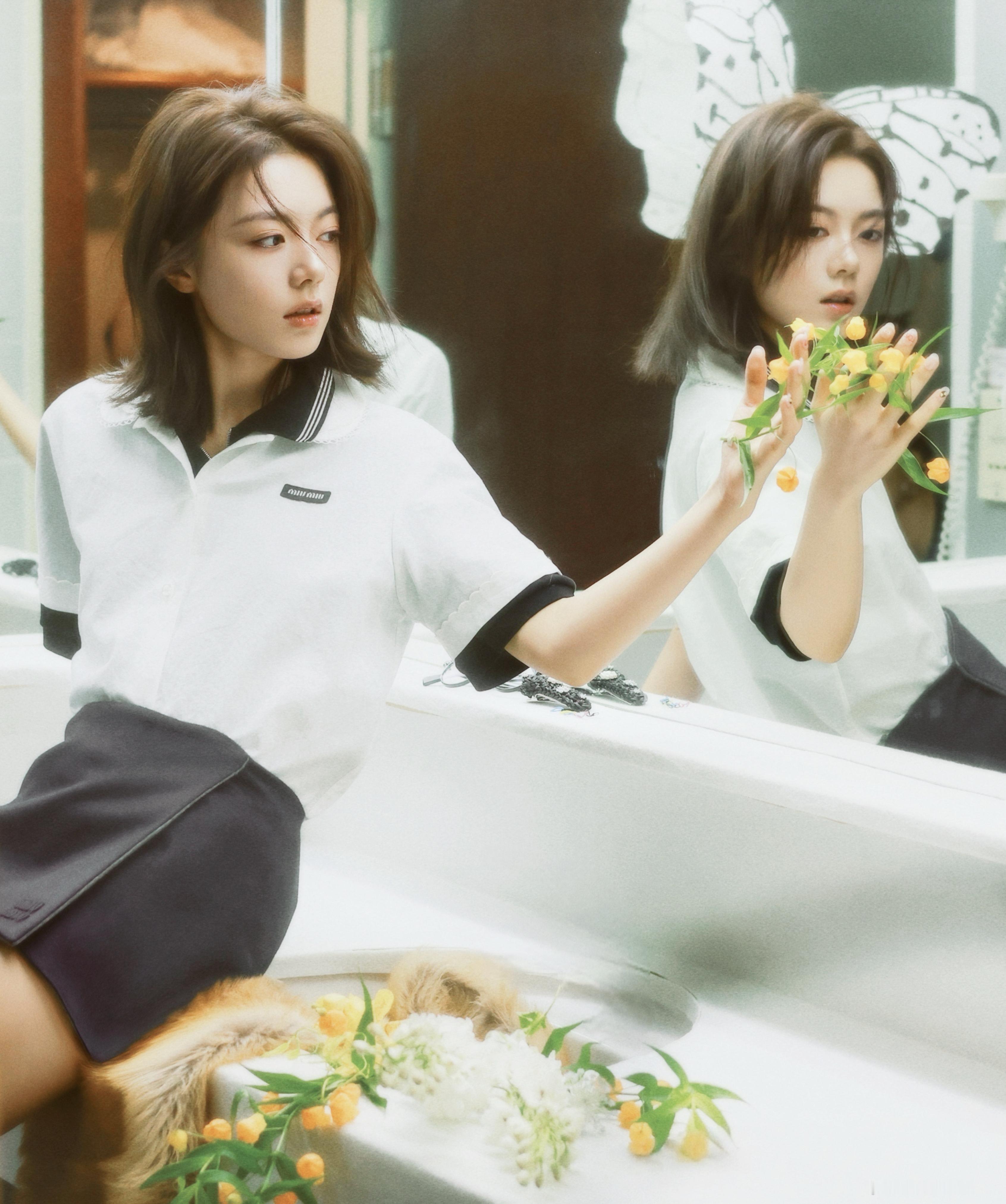 ⸝⸝赵今麦这组麦宝太好看了电影感的美赵今麦cosmo踏秋氧气大片​