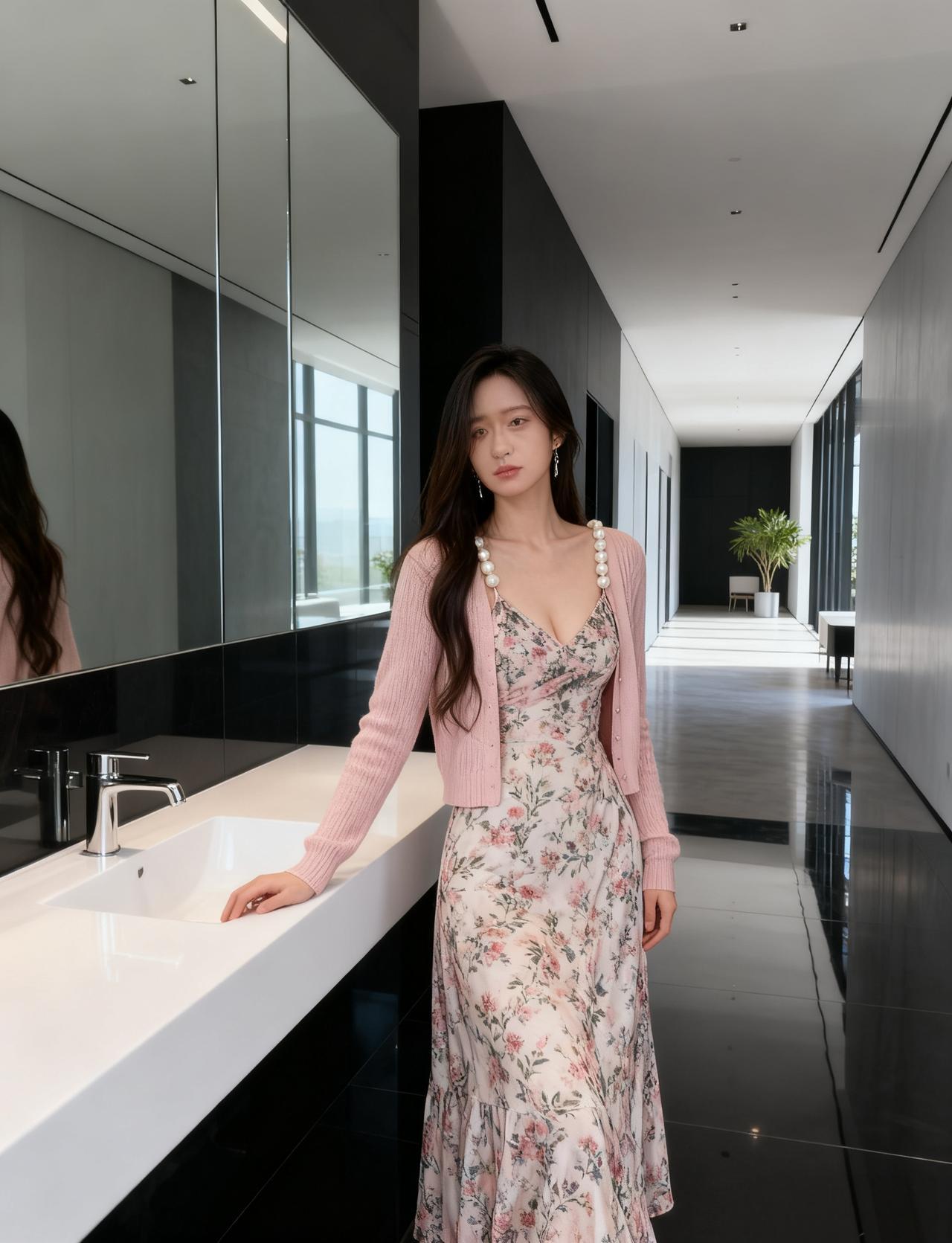 温柔风，吊带碎花裙🌸少女感碎花裙温柔风吊带长裙