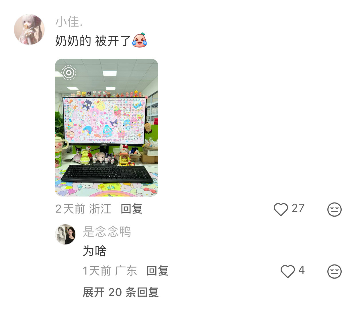 大家的工位都自费买了啥