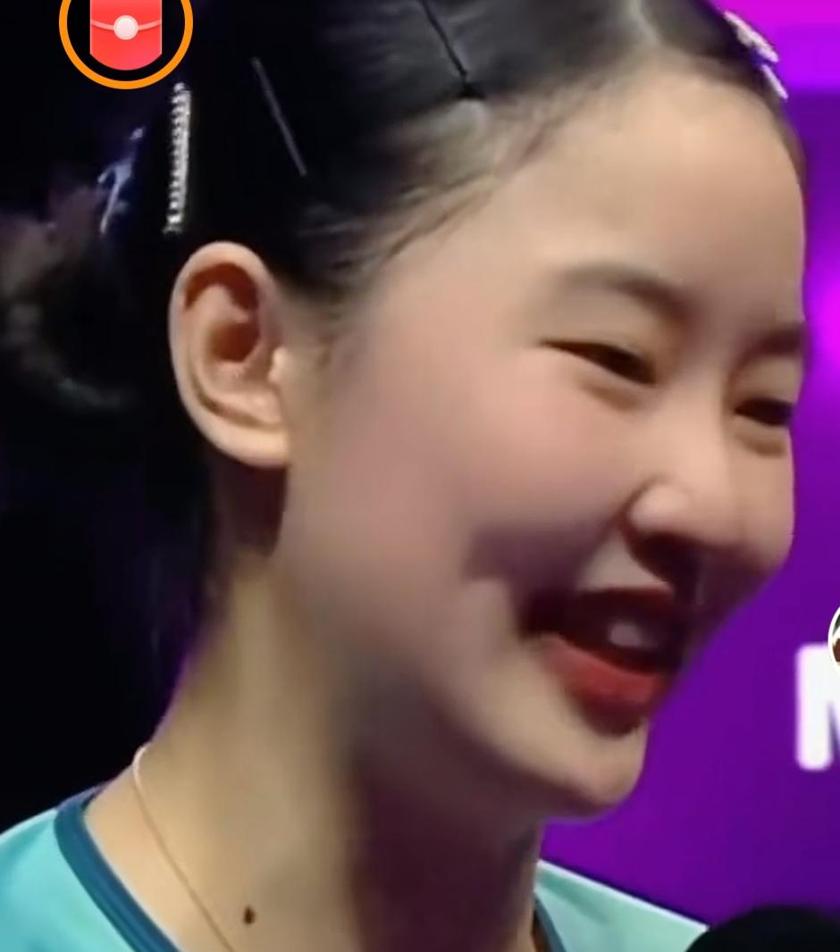 常年征战几乎无休的张本美和，哭着哭着就笑了，球技也在一滴滴泪水的浸泡下，突飞猛进
