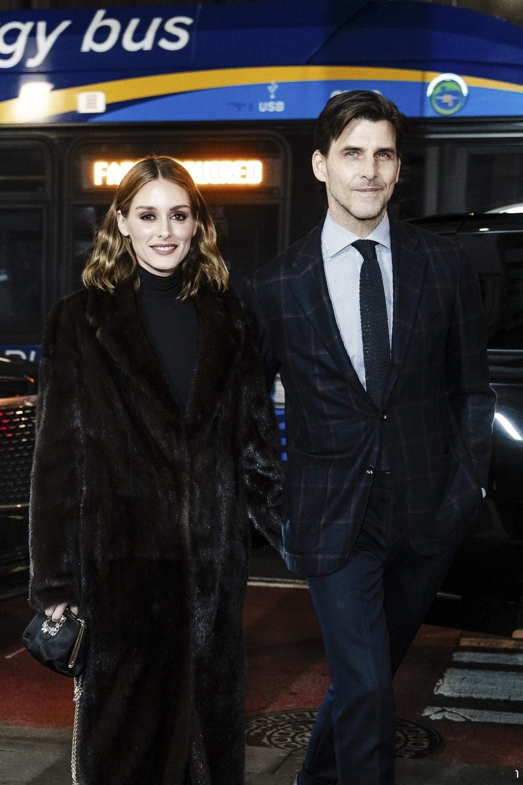 OliviaPalermo奥利维亚巴勒莫和老公JohannesHuebl约翰