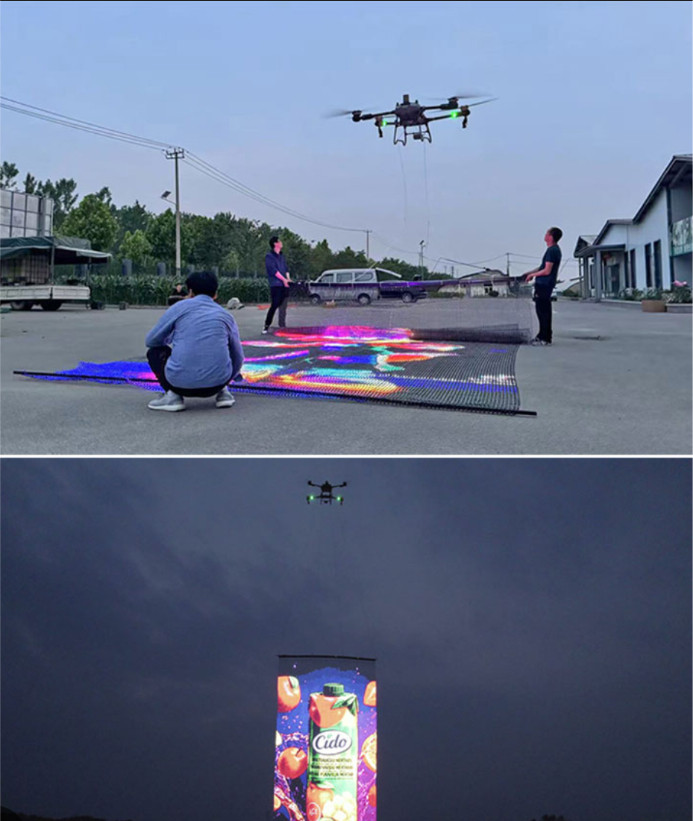 国外有人在找这种产品，无人机可以理解，下面这个算是柔性显示屏吗？