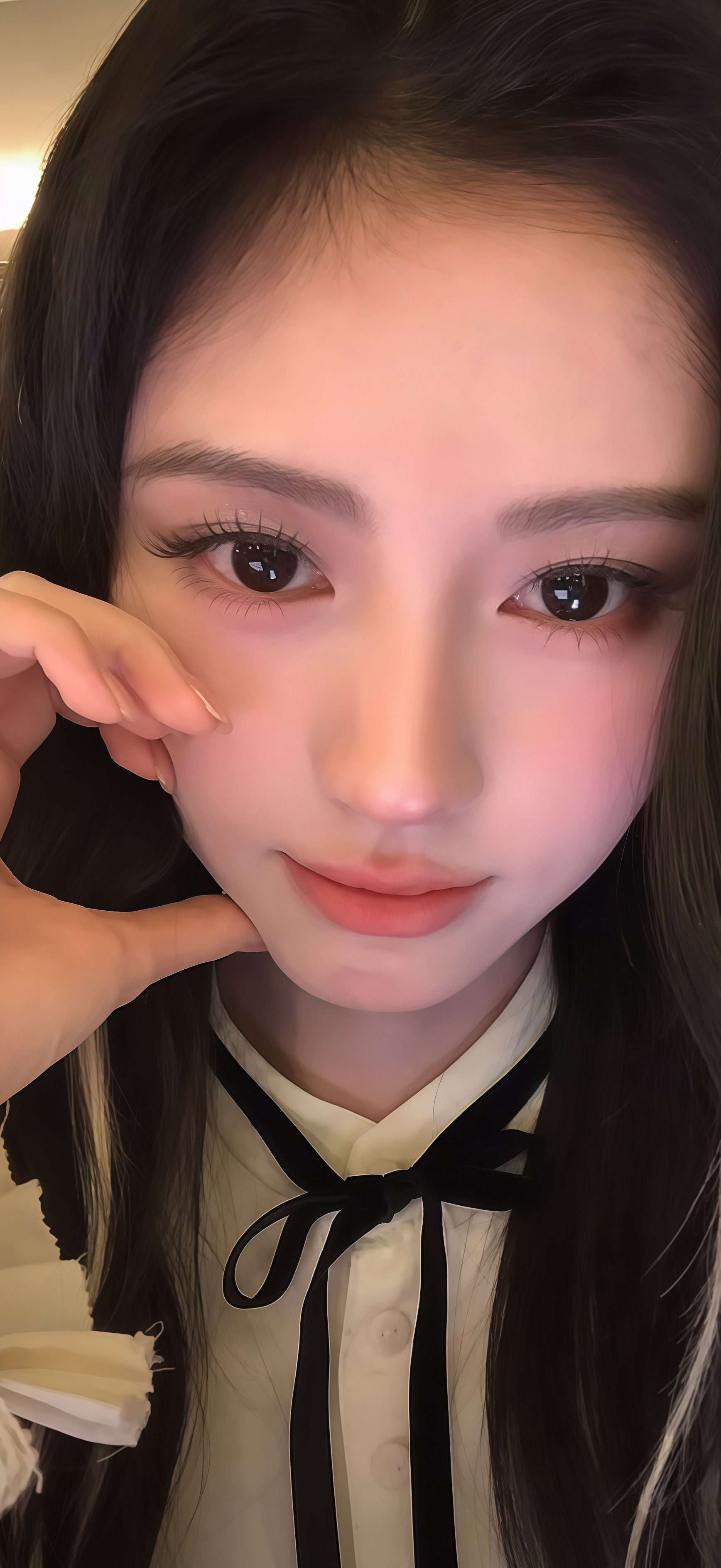申请成为你的壁纸🖤鞠婧祎女友报备视角