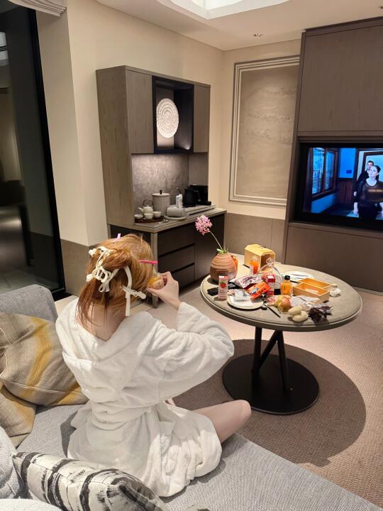 通宵一夜看剧吃零食🧃