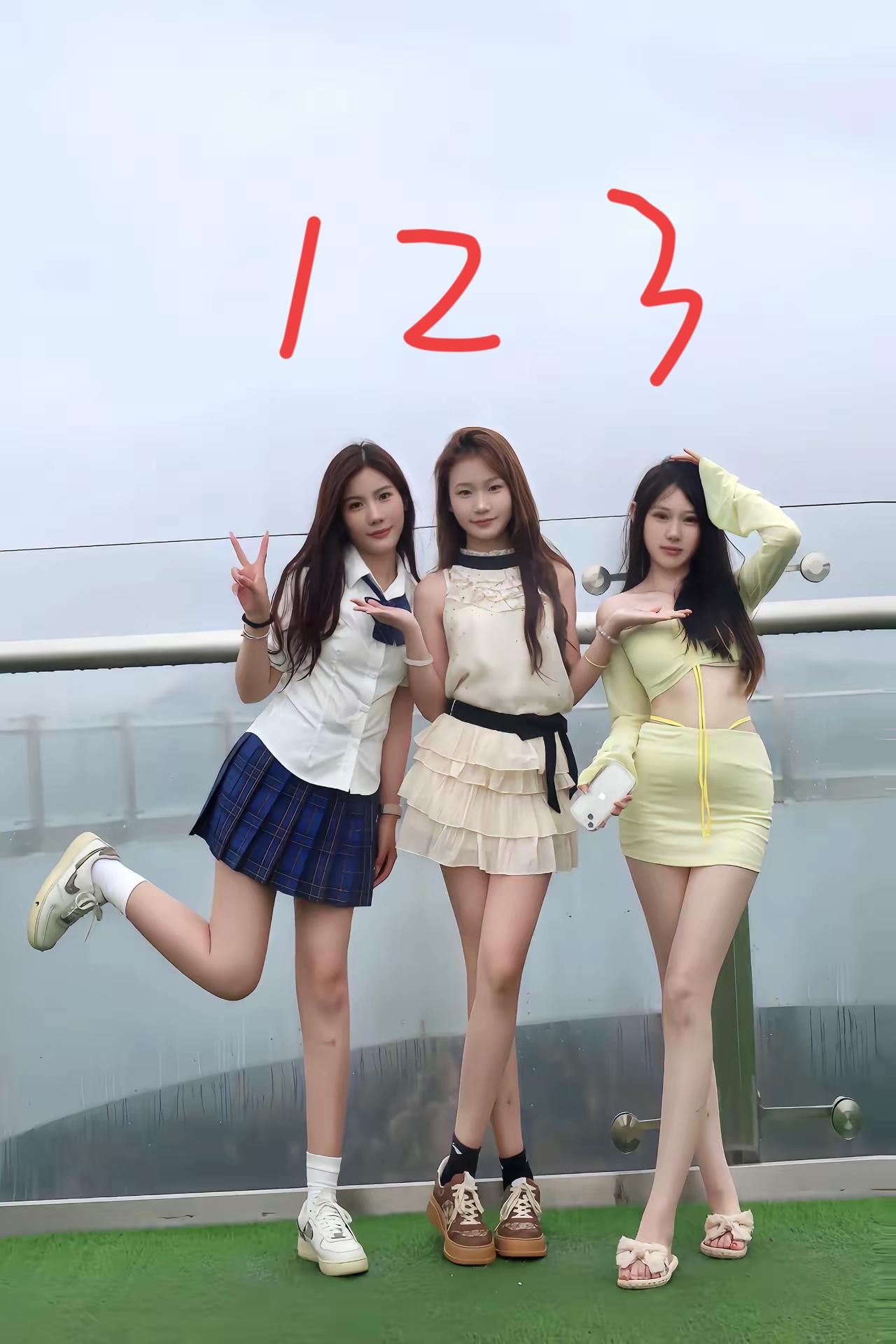 3位女生，直觉告诉我，几号能让你一见钟情？