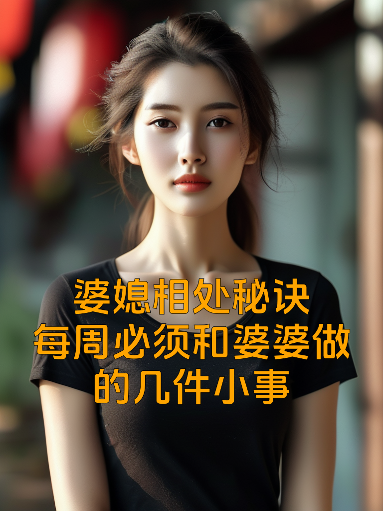 婆媳相处秘诀：每周必须和婆婆做的几件小事