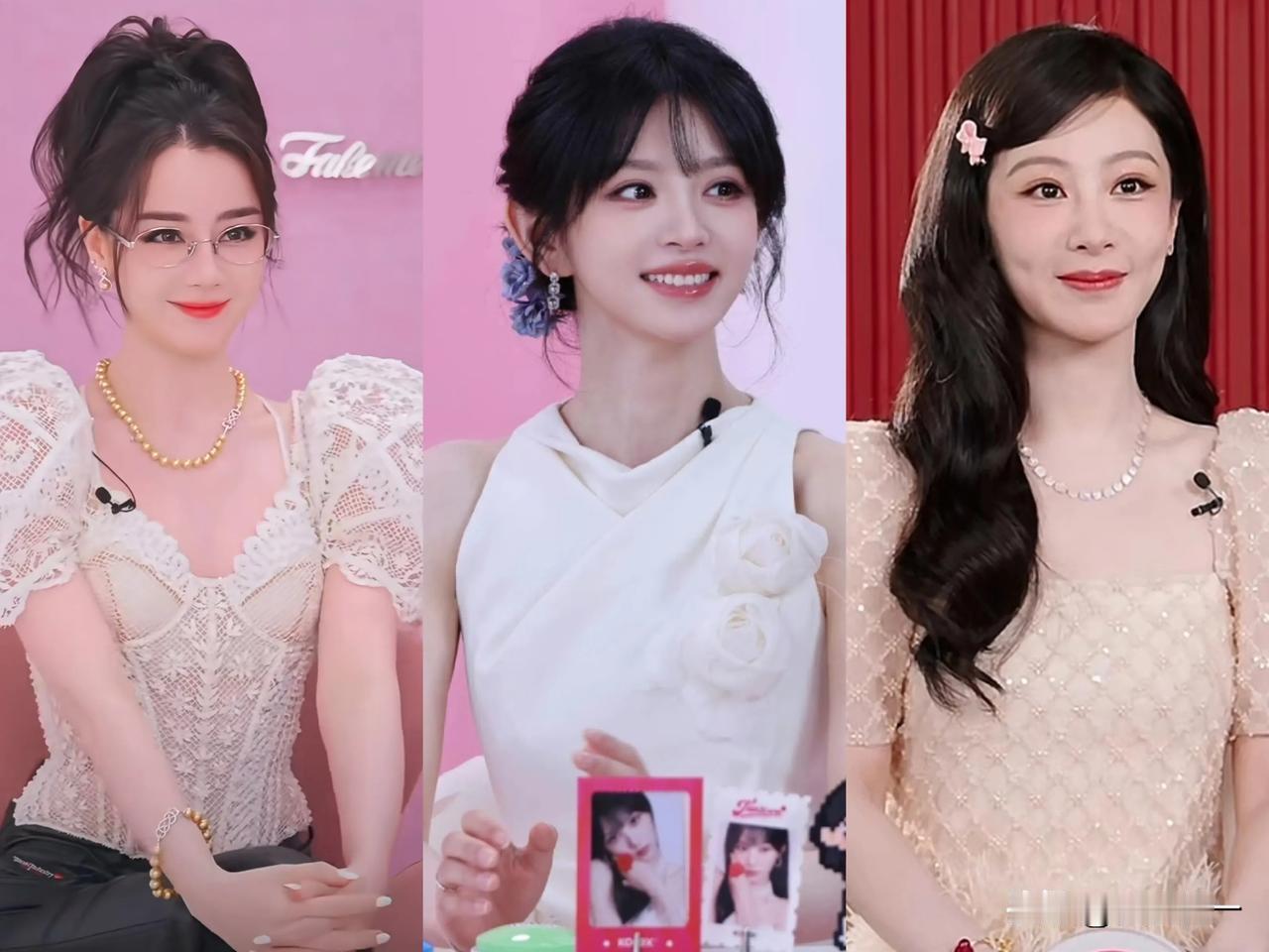 岁月是真不饶人啊看33岁热巴和杨紫带货直播一个比一个穿的还要显嫩，但美艳滤镜硬