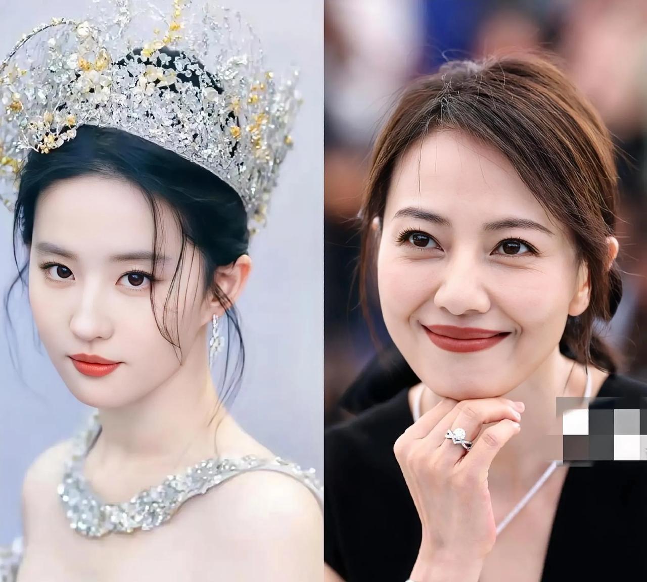 娱乐圈最神奇的两个女人，一个是刘亦菲，一个是高圆圆，发现没？这两人，无论