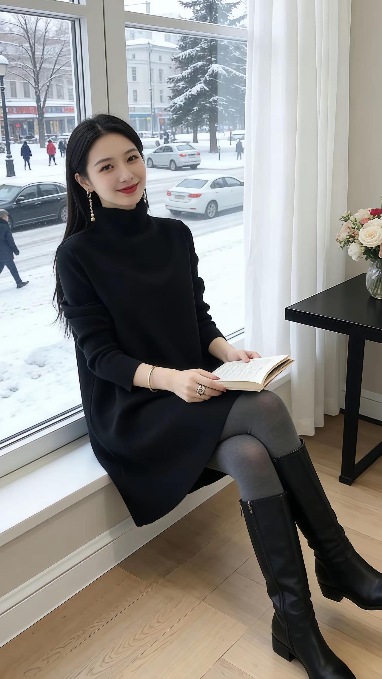 这装束有点像李主任，比她漂亮