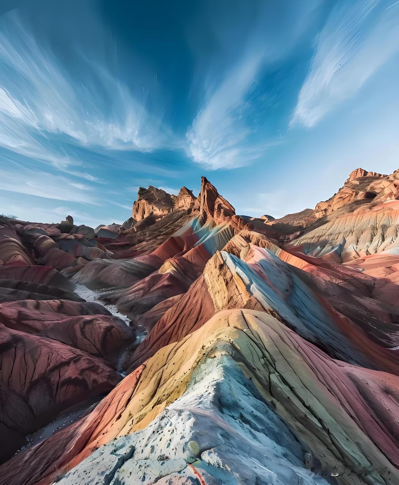 兰州的丹霞和张掖的丹霞哪个更漂亮？这个很难下一个武断的定义，我觉得各有千秋吧