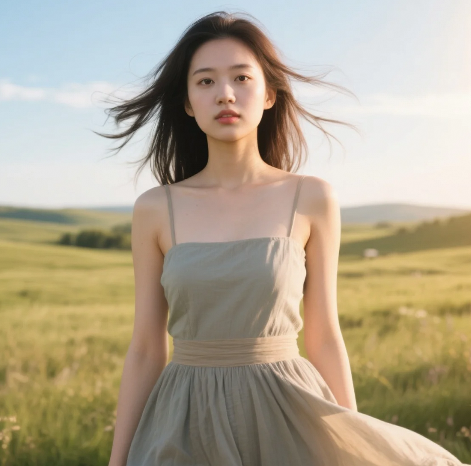 在这无边的宁静中，她成了我心中最柔软的画面