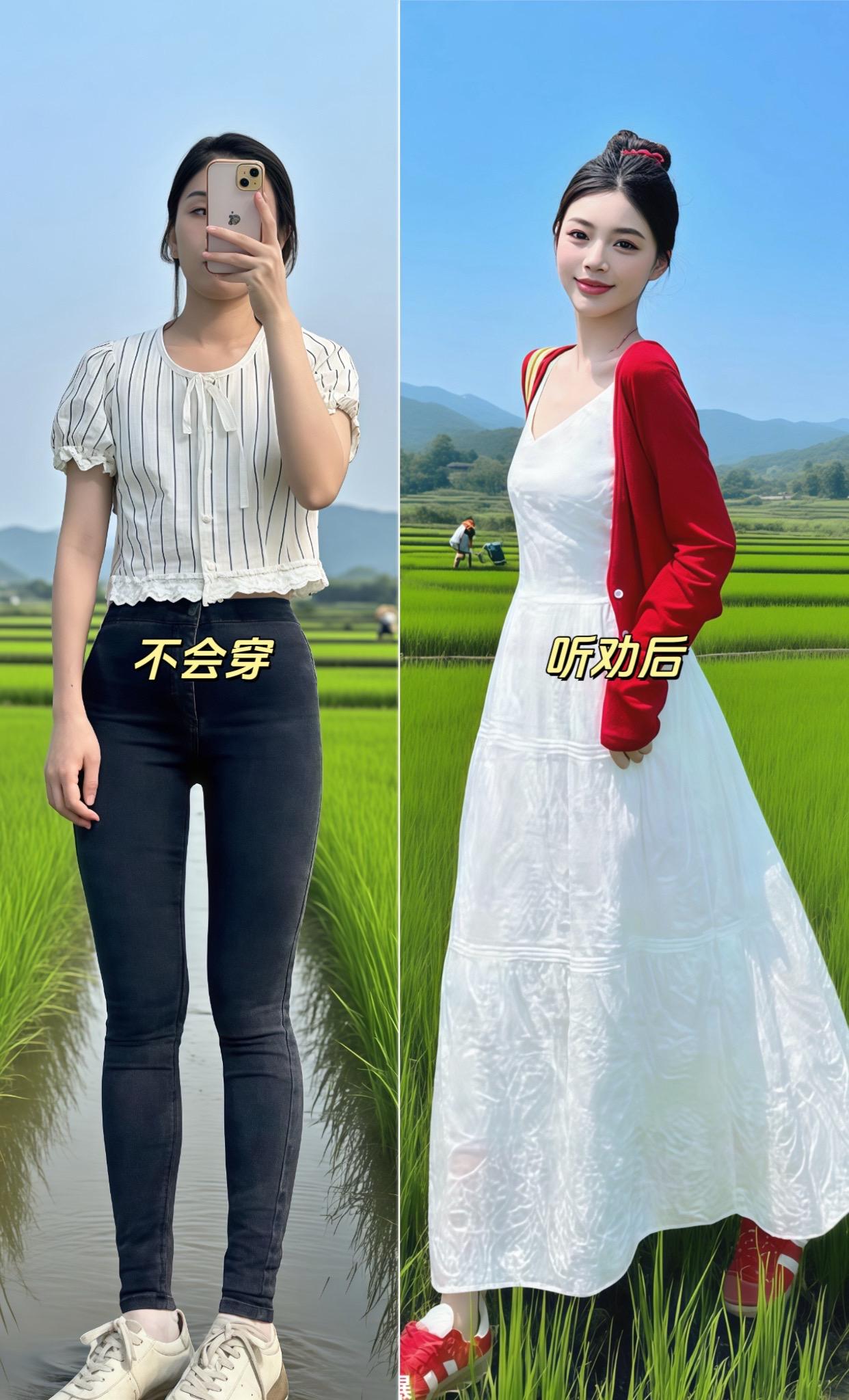 气质仙女裙穿搭 温柔风穿搭 超仙连衣裙 度假穿搭 法式连衣裙