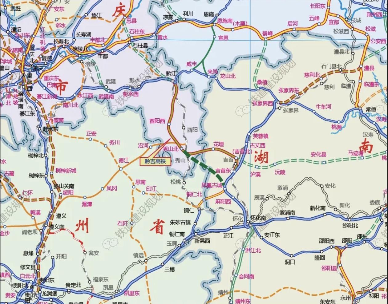 黔吉高铁为啥拐成“W”形？直线164公里，硬是修出222公里。表面看绕了，实则是