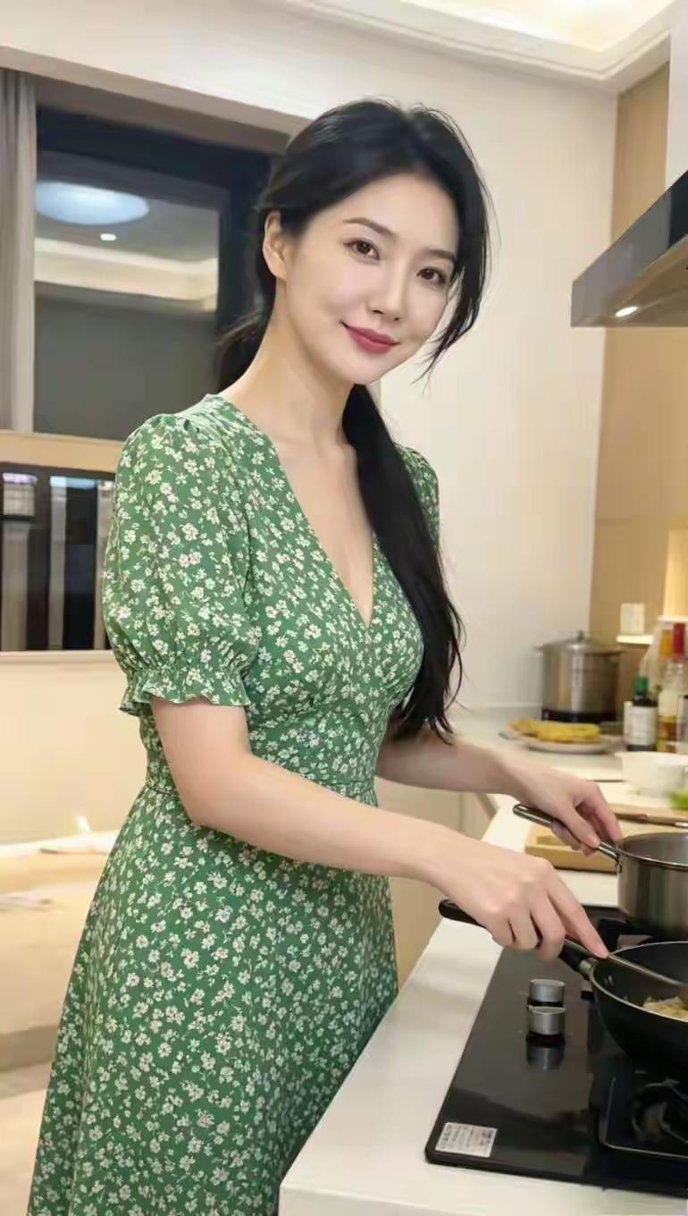 这样的女人谁娶到是这辈子的福气，很有旺夫相。