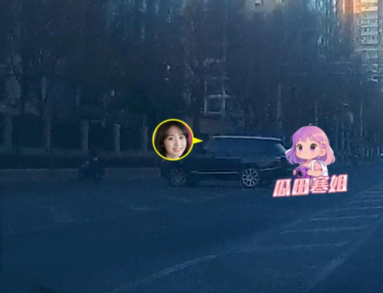 又一个违规咖，女演员邢菲被狗仔拍到开着豪车在双实线马路上直接掉头，场面挺惊险，影